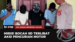 4 Komplotan Pencuri Motor Dibekuk Polisi, 1 Pelaku Masih Sd Akim Tvone