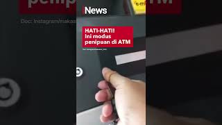 HATI-HATI! Ini Modus Penipuan di ATM #shorts #viral