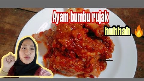 Thumbnail of RESEP AYAM BUMBU RUJAK TINGGAL CEMPLUNG DAN SIMPLE SEKALIHH || annisa tj