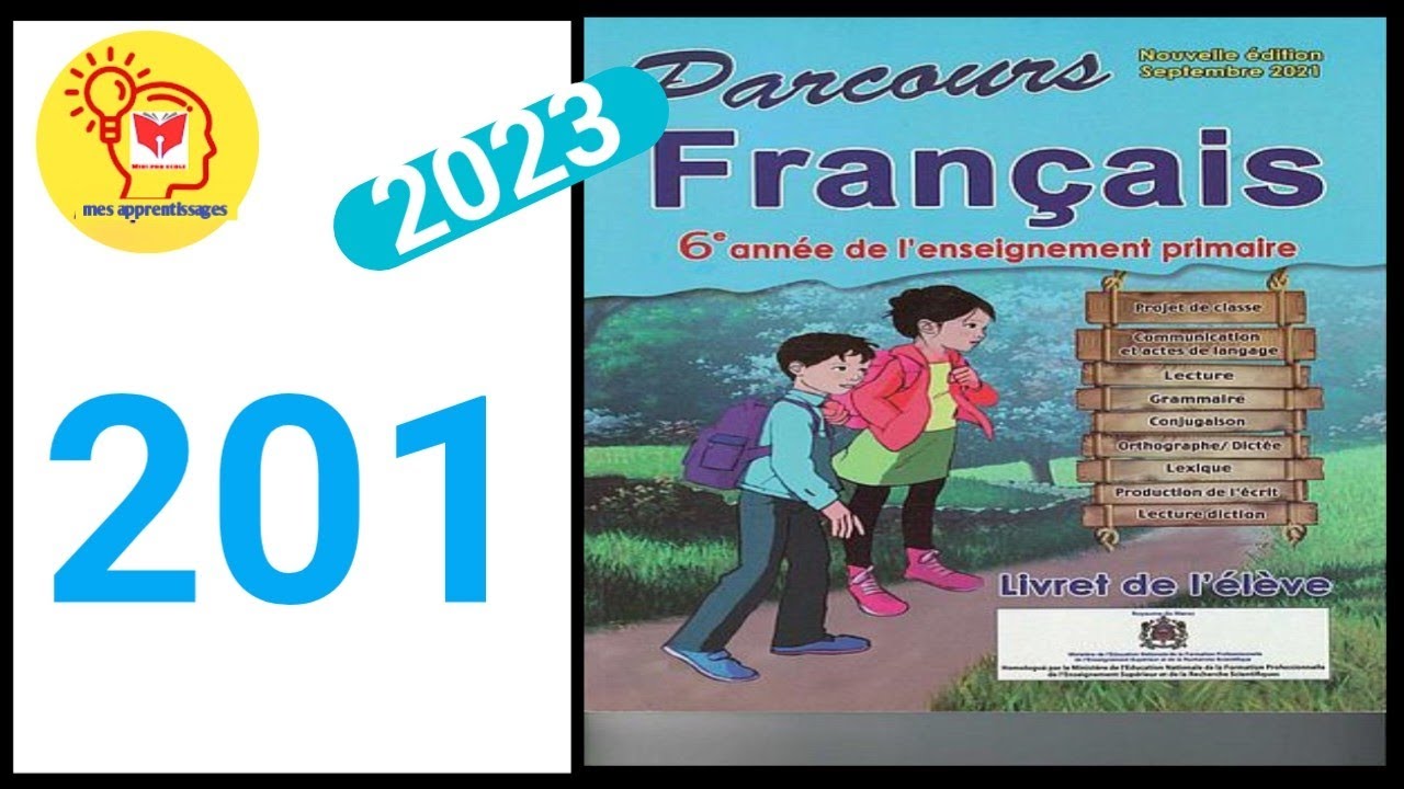 parcours français 6ème année primaire page 201 - YouTube