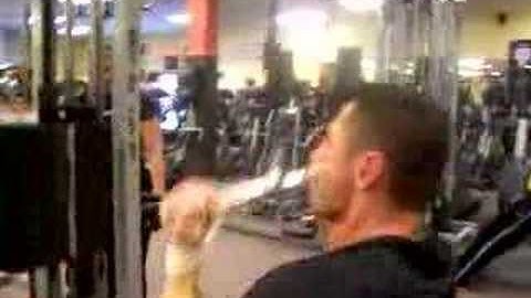 Underhand lat pulldowns 260 x 10