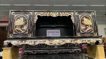 Tủ Chè Gỗ Trắc Ta Khảm Ốc Sibgapo Đẹp Ko Đối Thủ-Đồ Gỗ Bùi Tuấn 0985230888