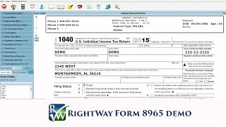 RightWay Form 8965 Demo