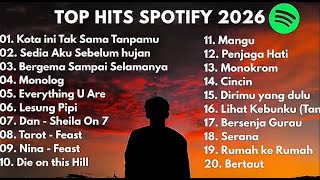 Lagu Hits Indonesia Spotify 2026  Sedia Aku Sebelum Hujan  Kota Ini Tak Sama Tanpamu 