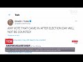 Американський вибір: Байден лідирує, а Трамп у твітері наказує зупинити підрахунок голосів