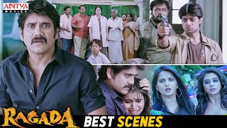 Ragada Movie Best Scenes | Hindi Dubbed Movie | Nagarjuna, Anushka, Priyamani |Brahmanandam