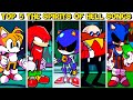 Top 5 The Spirits of Hell Songs - Friday Night Funkin’ VS Sonic.Exe, Tails, Knuckles, Eggman