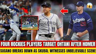 CHAOS AFTER OHTANI’S 29TH HOMER! Rockies Surround Shohei — Sugano’s Unexpected Reaction Goes Viral!