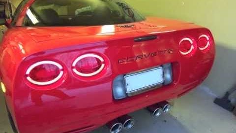 Corvette C5 Halo LED Tail Lights Original and Modified Versions