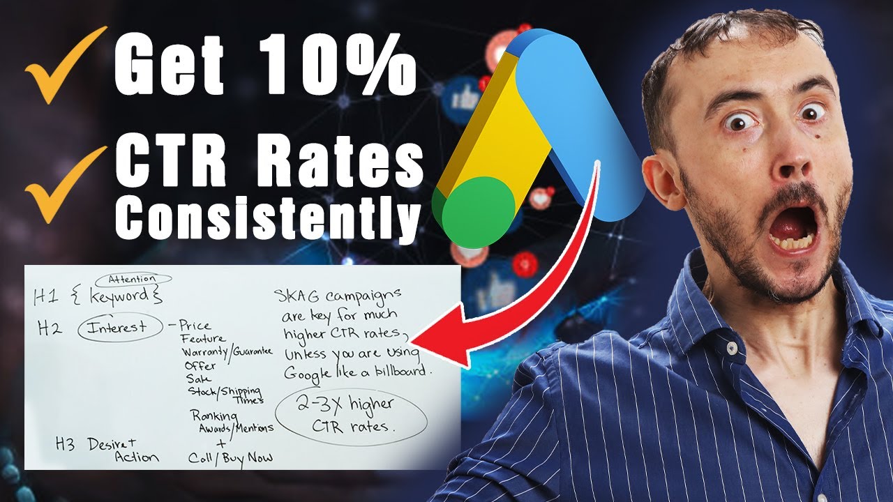 Google ADs AD Copy Best Practices - How To Get 10% + CTR Rates Consistently !!! 🖋️🔥💰