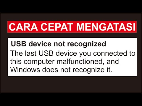Cara Mengatasi USB Device Not Recognized di Windows 7/8.1/10