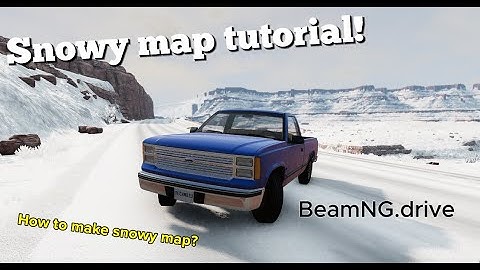Snowy map tutorial! | BeamNG.drive 2024