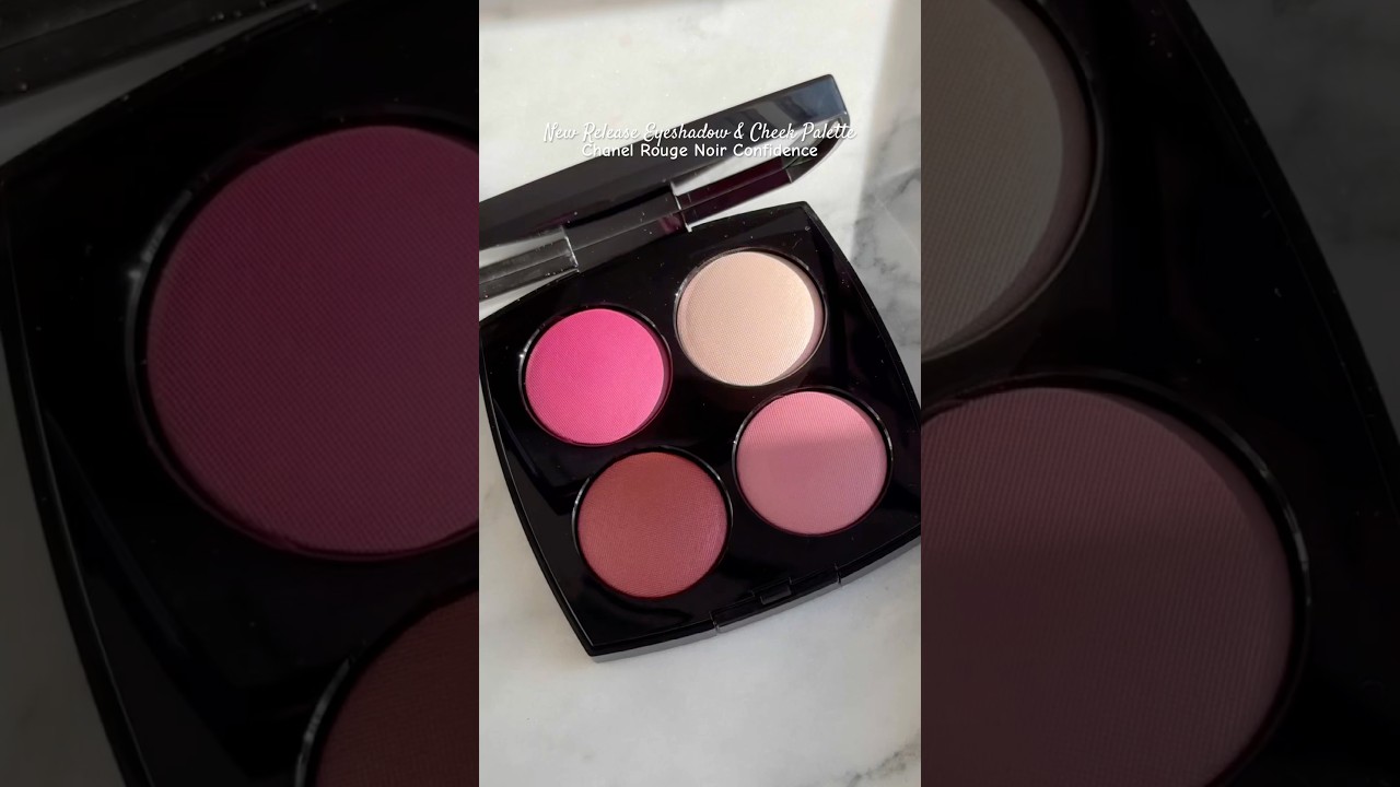 CHANEL ROUGE NOIR CONFIDENCE EYESHADOW & BLUSH PALETTE #shorts