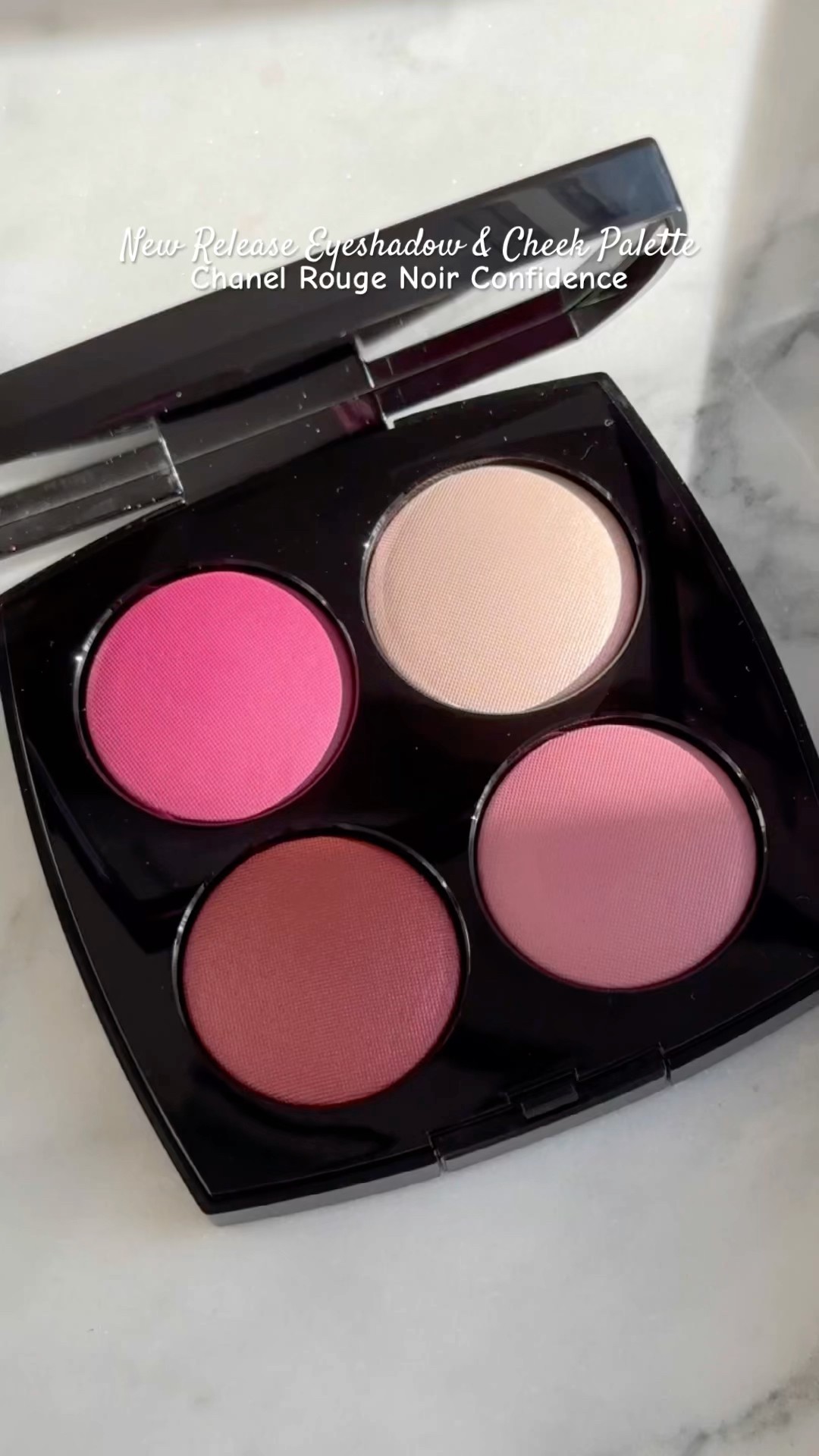 CHANEL ROUGE NOIR CONFIDENCE EYESHADOW & BLUSH PALETTE #shorts