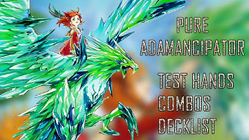 Pure Adamancipator • 5 Test hands in a row • Combos & Decklist • Yu-Gi-Oh! April 2021