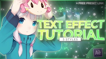 AMV Text Effect Tutorial Like Visper, Eska - After Effects AMV Tutorial 2022 (Free Project File)