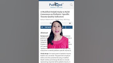 "A Modified Delphi Study to Build Consensus on Pediatric-specific Trauma Quality Indicators"