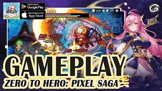 ZERO TO HERO: PIXEL SAGA GAMEPLAY - MOBILE GAME (ANDROID/IOS) screenshot 1