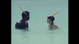 Couple Snorkeling Underwater From Old Tv Show 1980S