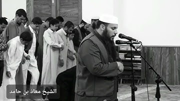 تلاوة جميلة ورائعة  للقارئ معاذ بن حامد وفقه الله من صلاة العشاء