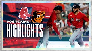 RED SOX HIGHLIGHTS: Red Sox vs. Orioles - Wilyer Abreu Hits 4th Home Run of the Season