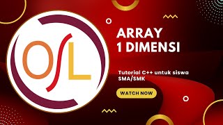 Belajar C++ - 17. Array 1 Dimensi