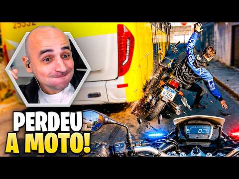 ACIDENTE AO TENTAR FUGIR DA POLÍCIA - React ENQUADROS DE MOTO (EP. 142)