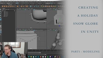 Creating a Holiday Snow Globe in Unity : Part 1/3 - Modeling