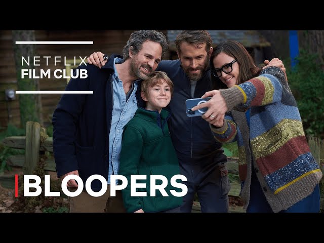 The Funniest Bloopers from The Adam Project | Netflix class=