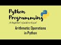 Arithmetic Operations in Python Programming