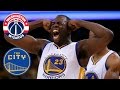 Steph Curry Drops 42 Points! Draymond Green Triple Double! Warriors vs Wizards, April 2, 2017