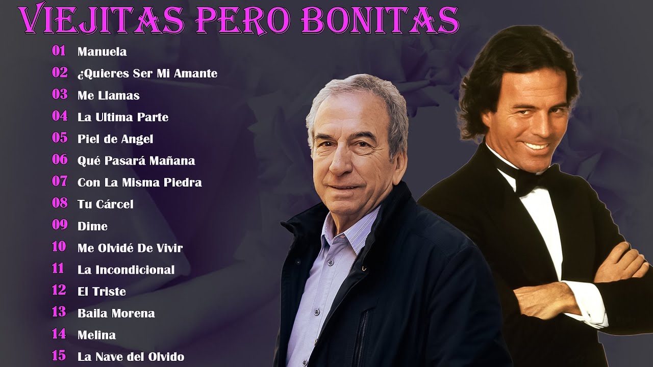 Julio Iglesias, José Luis Perales, Marco Antonio Solis Mix Exitos 🎶 Viejitas Pero Buenas Románticas