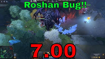 Dota 2 Tricks  New Hiding Roshan BUG! 7 00 patch!