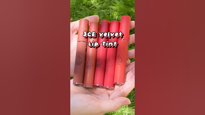 So sánh 3ce velvet lip tint và 3ce red recipe năm 2024