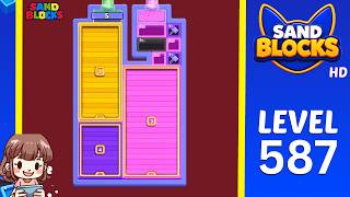 Full Sand Blocks Level 587 Solution Walkthrough Guide