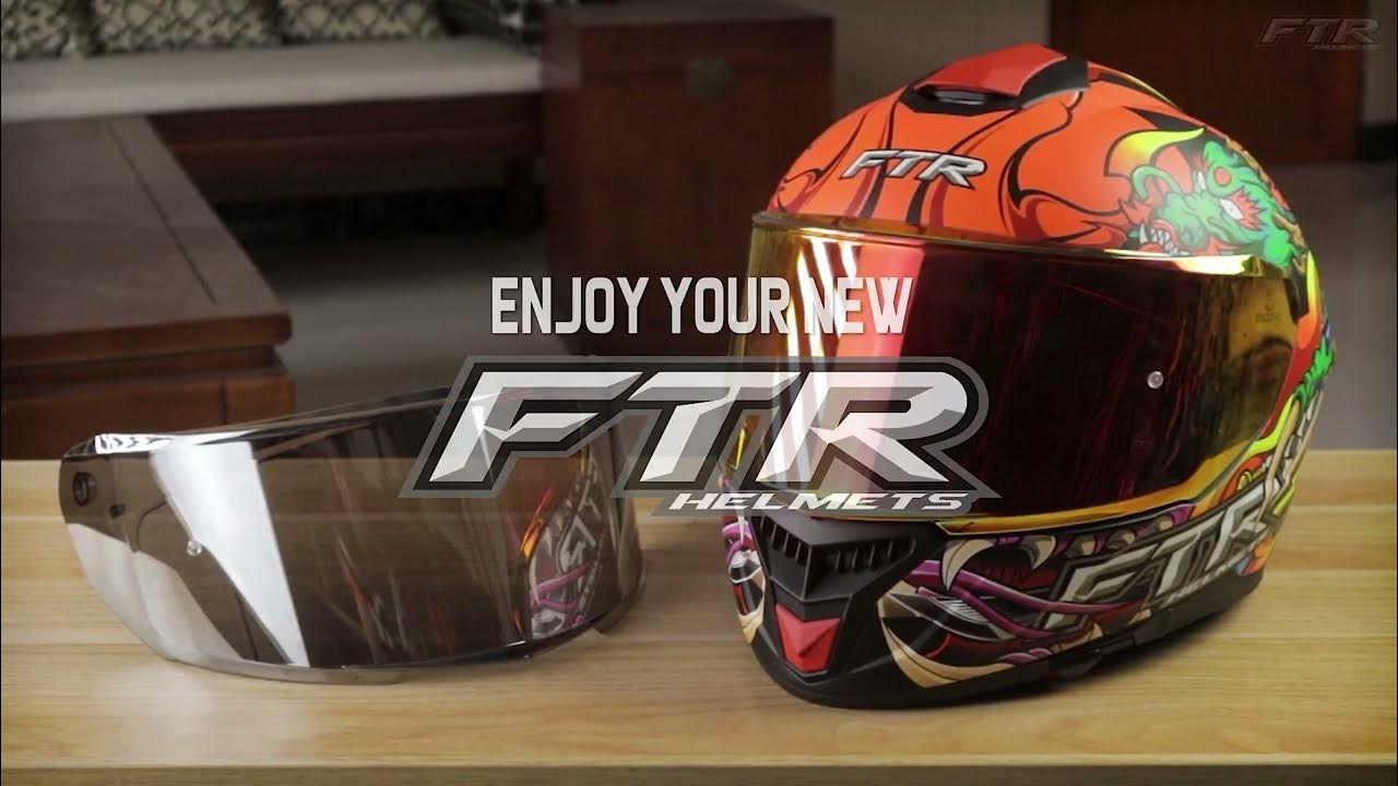 How to replace FTR Helmets Visor YouTube