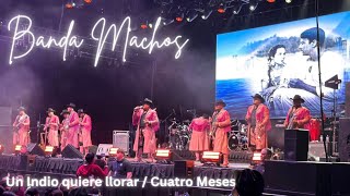 Banda Machos - Un Indio quiere Llorar / Cuatro Meses     4K