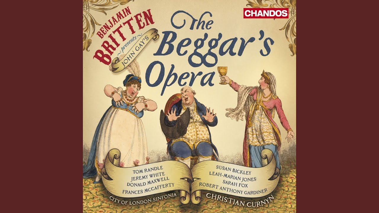 Regardez The Beggar's Opera, Op. 43, Act I: Tis Woman That Seduces All Mankind (Filch, Peachum) sur YouTube Regardez The Beggar's Opera, Op. 43, Act I: Tis Woman That Seduces All Mankind (Filch, Peachum) sur YouTube