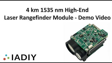 4 km 1535 nm High-End Laser Rangefinder Module – Demo Video in Taipei City