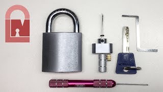 (407) Mul-T-Lock G55 Garrison Padlock Picked with New 2-in-1 Tool