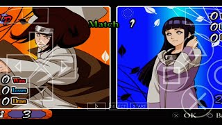 Naruto Heroes 3 PPSSPP Online Match | Redx (Neji) Vs Ailton (Hinata)