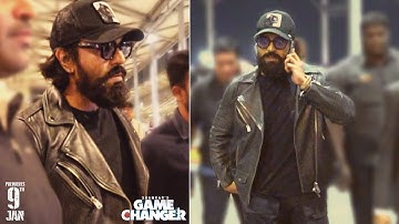 Global Star Ram Charan Off To Dallas For Game Changer Pre Release Event | Dil Raju | Shankar