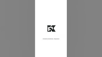 FK monogram logo logomark design process created by @anhdodes - @logoadoni - Anh Do - logo designer