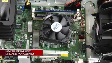 Lenovo ThinkServer TS460 removing a heat sink and fan assembly
