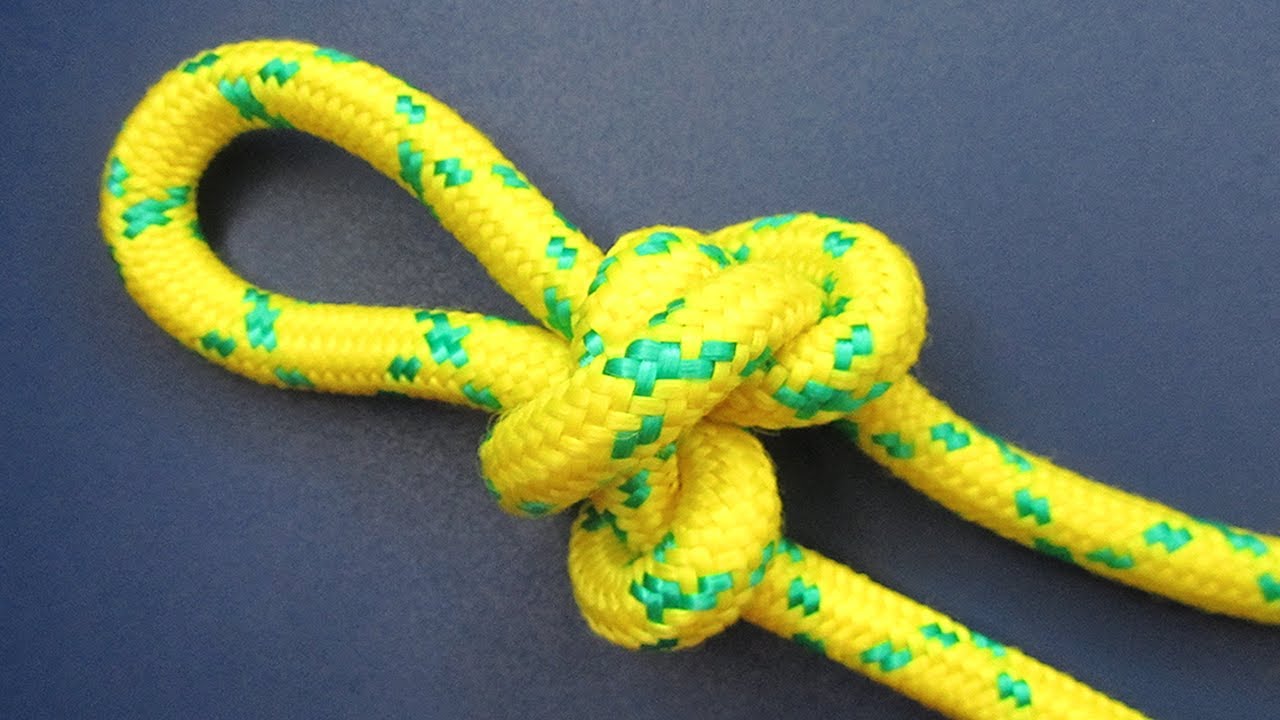 Loop Knot Trick for climbing and daily use. Very simple but very ...