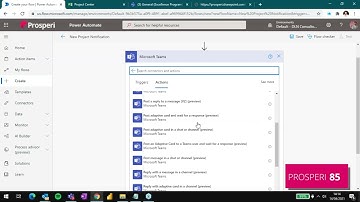 Prosperi 365 - Microsoft Power Automate & MS Teams