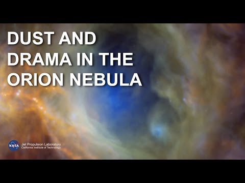 Dust and Drama in the Orion Nebula from NASA and ESA Images