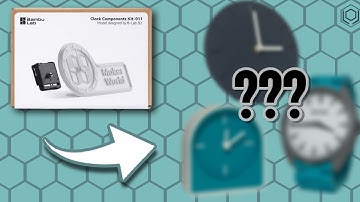 You Can 3D Print Clocks Now? | Bambu Lab Clock Components Kit 011 Unboxing