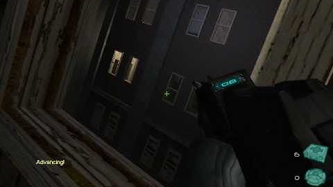 Playing F.E.A.R. with no Slow-Mo ~ Outdoors Part 1