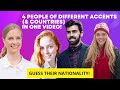 Intense English Listening Practice 4 People Of Different Accents Countries In One Video Q A 
